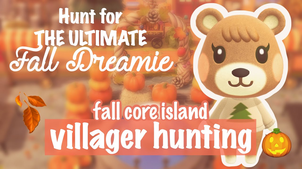 ГЛАВНАЯ ОСЕННЯЯ МЕЧТА 🐻 Осенняя охота на жителей центральной деревни | Animal Crossing New Horizons
