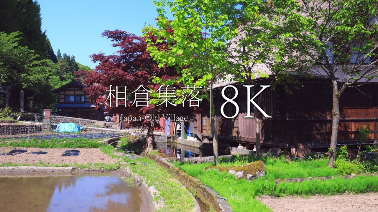 【なぜか懐かしい原風景】相倉合掌造り集落を訪ねて - Japan in 8K