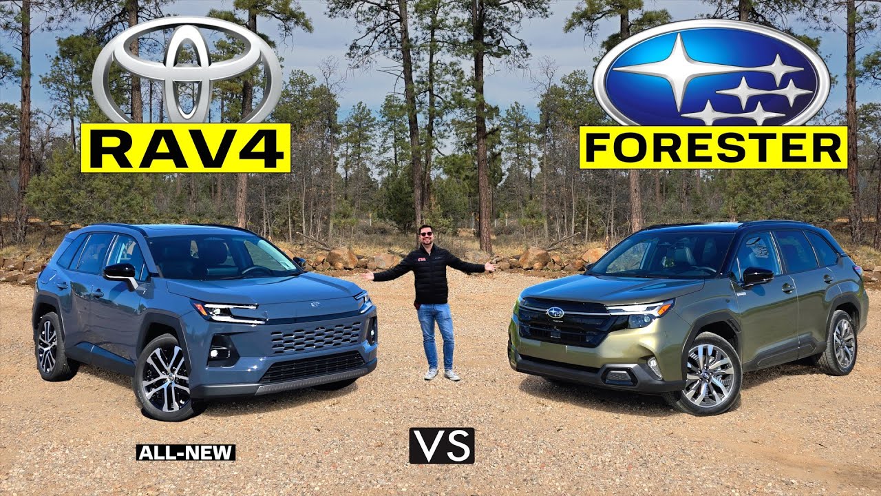 ЯПОНСКИЕ ТЯЖЕЛЕЙШИЕ АВТОМОБИЛИ! — Toyota RAV4 2026 года против Subaru Forester: сравнение.