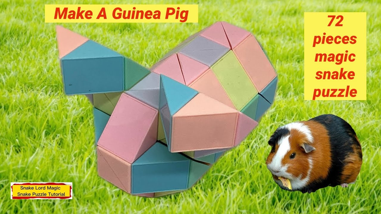 Make A Guinea Pig - 72 pieces magic snake puzzle 