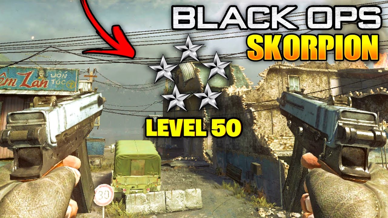 Black Ops 1 Skorpion + I hit level 50! (BO1 in 2022)