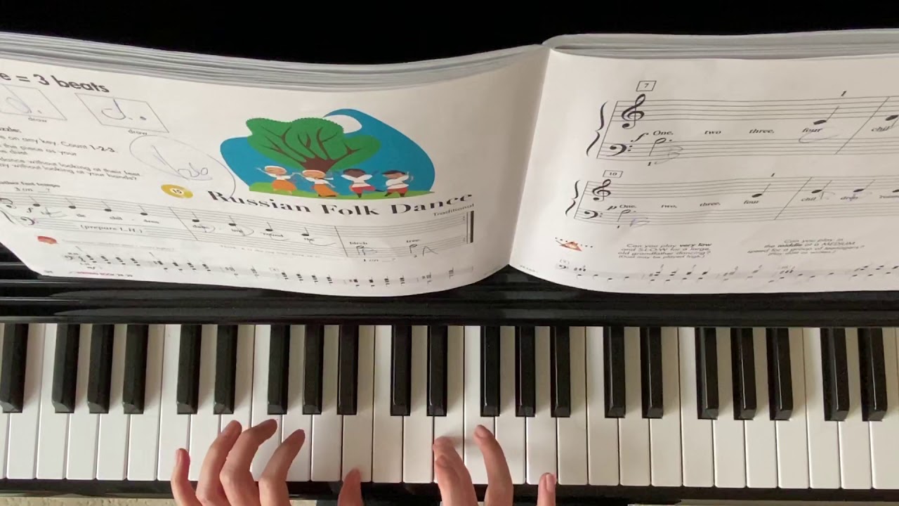 &ldquo; Russian Folk Dance&rdquo; My First Piano Adventure Lesson Book B