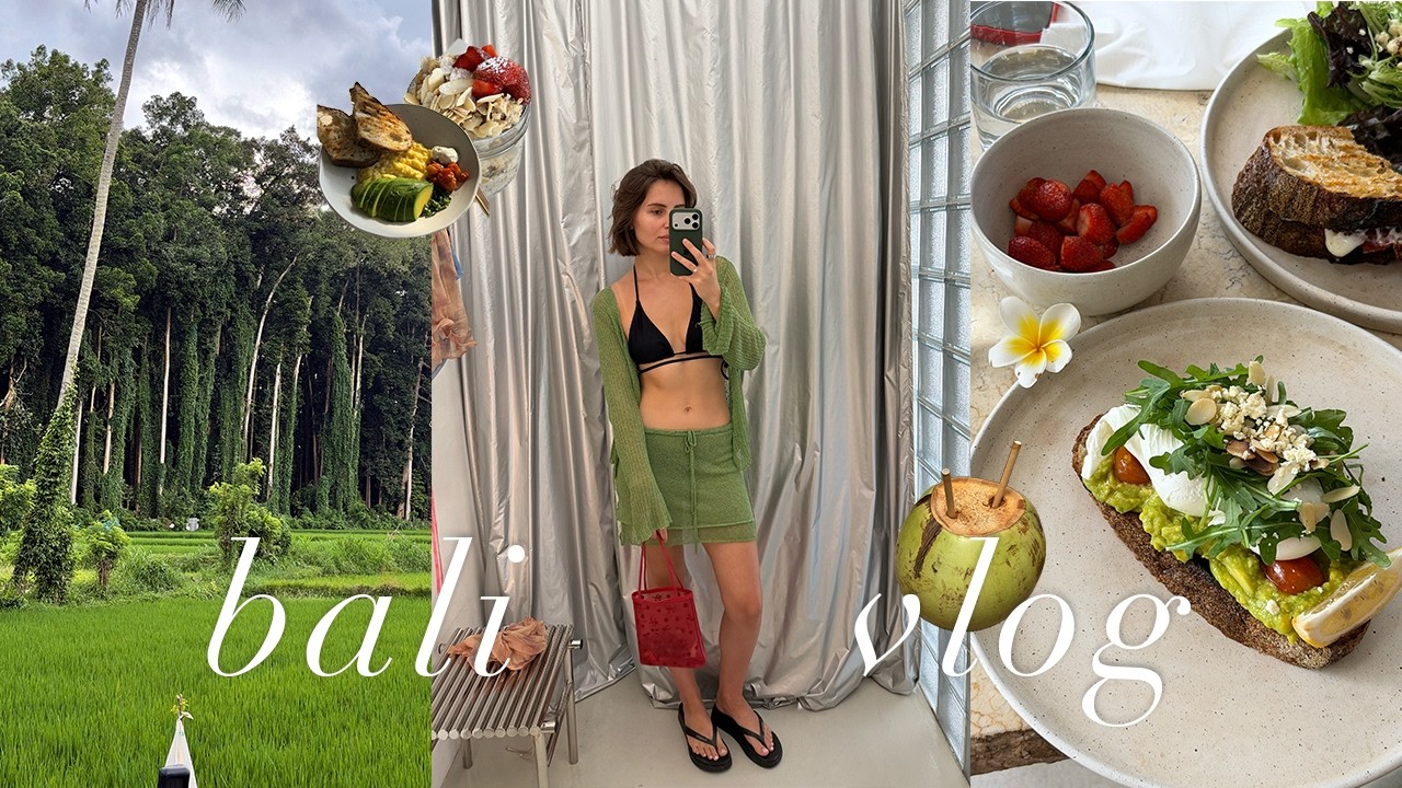 влог бали: йога, водопады, лес обезьян