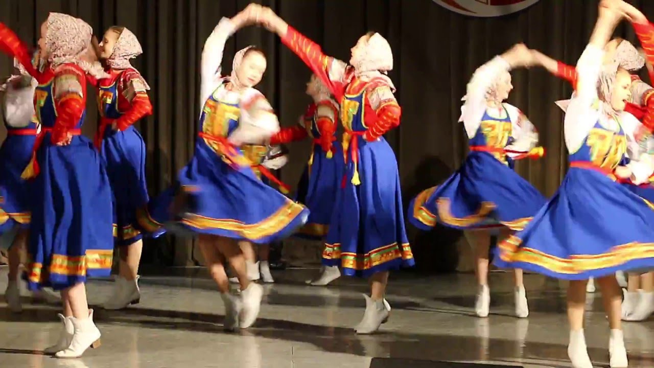 «Юность Сибири» - Девичий перепляс «КУРАЖКИ»