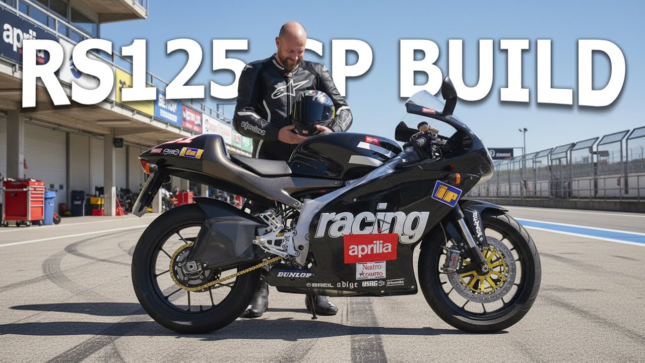 Building a Two-Stroke Race Replica Aprilia RS 125 Old Body New Chassis Conversion Part Four
