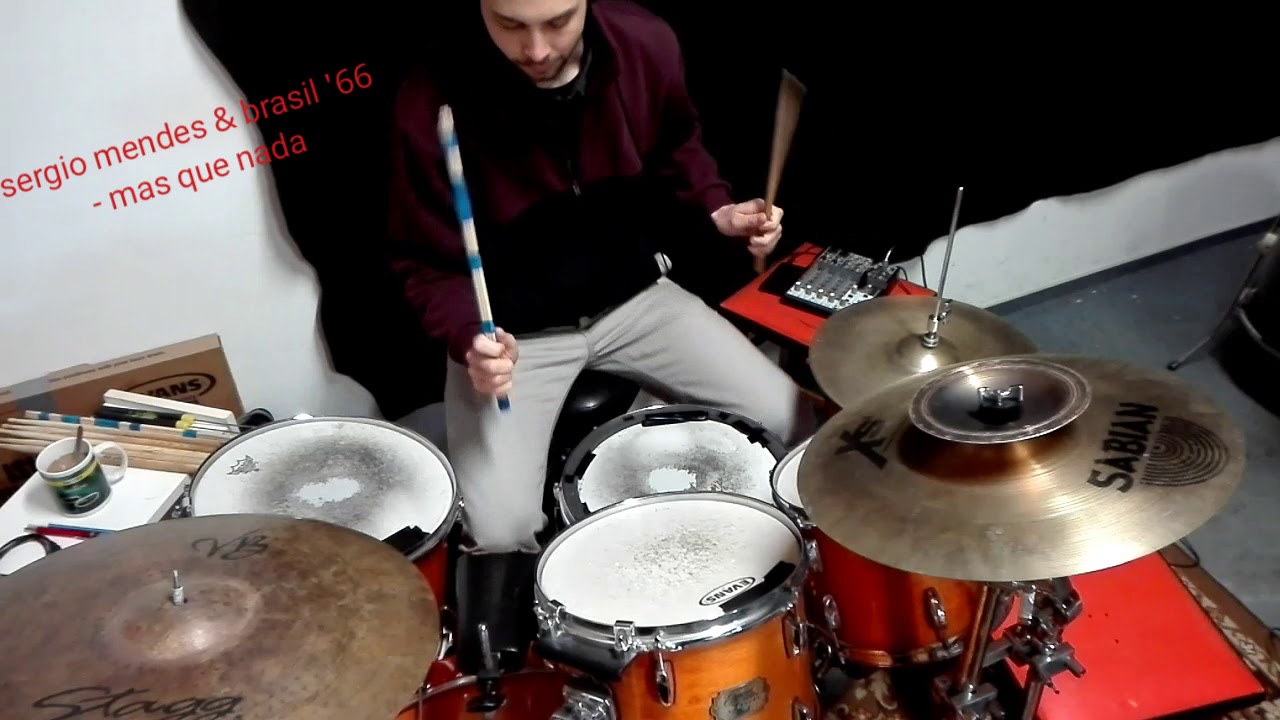 Mas Que Nada - Sergio Mendes & Brasil '66 (drum cover by Tibor Baráth)