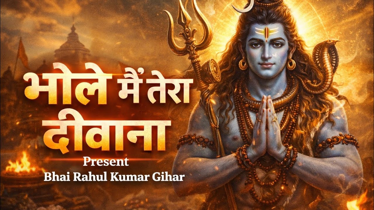 भोले मैं तेरा दीवाना new song 2026 present by ||RahulKumargihar|| 