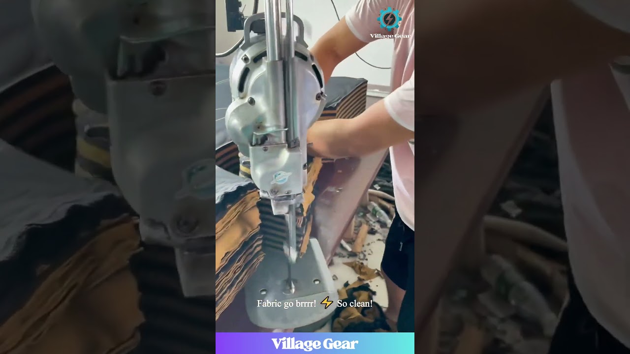 This Fabric Cutting Machine is My New ASMR Obsession 🤤 So SMOOTH! #oddlysatisfying  #sewing #fabric