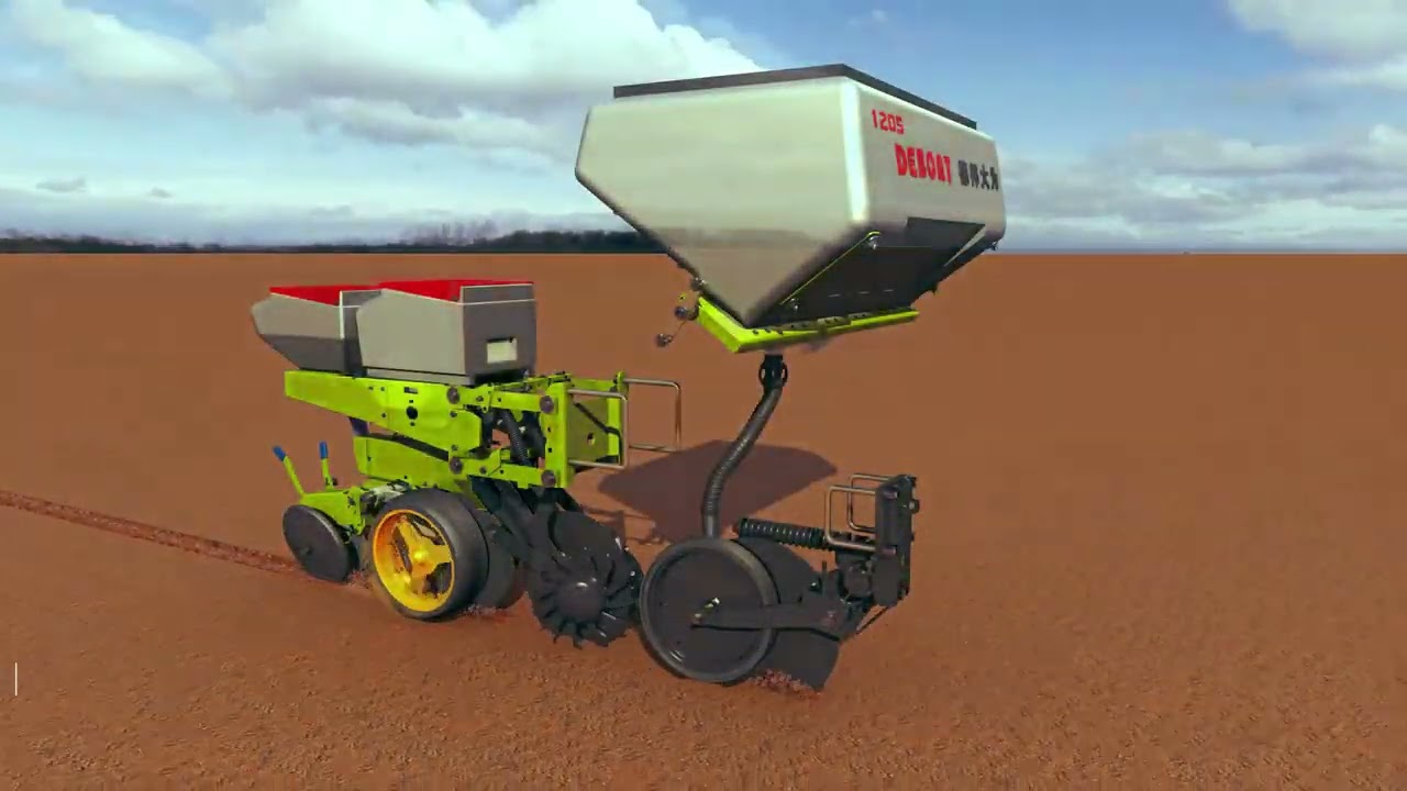 3D Pneumatic Precision Seed Drill