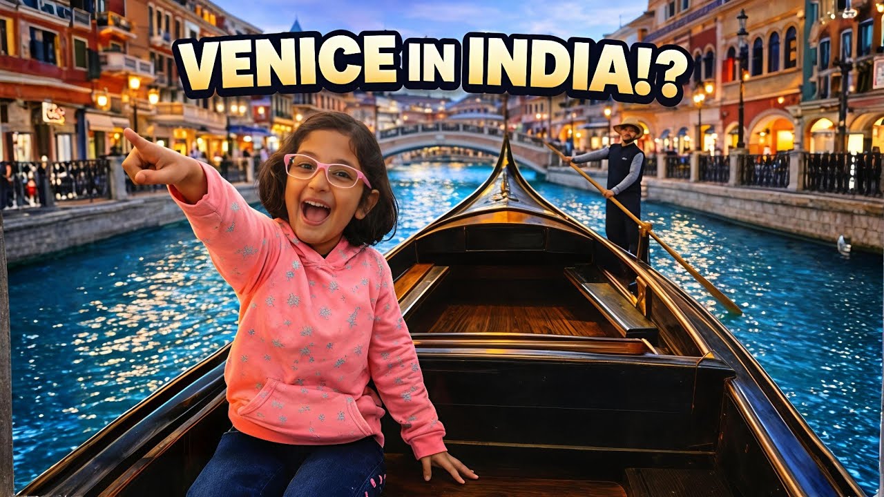 India Mein Venice 😱 | Grand Venice Mall Boat Ride | Kids & Family Vlog | Hindi