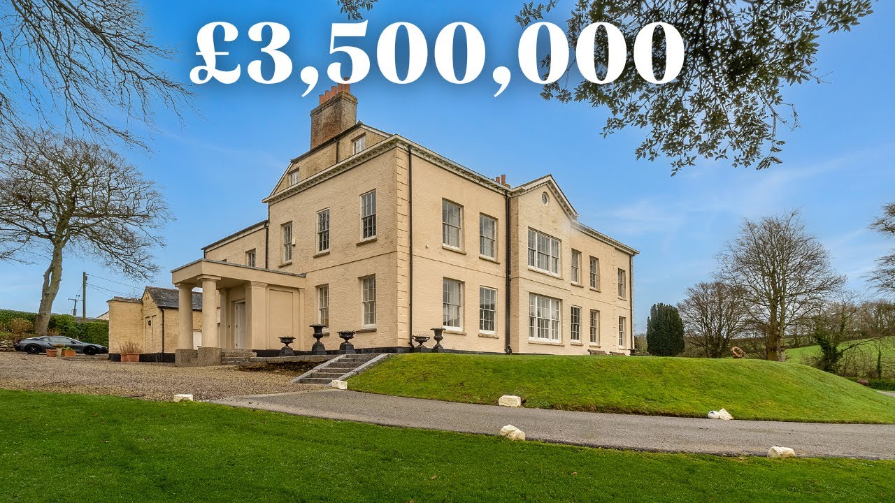 Inside a luxury 9,000 sq. ft, Grade II listed Manor House in Cornwall, England
