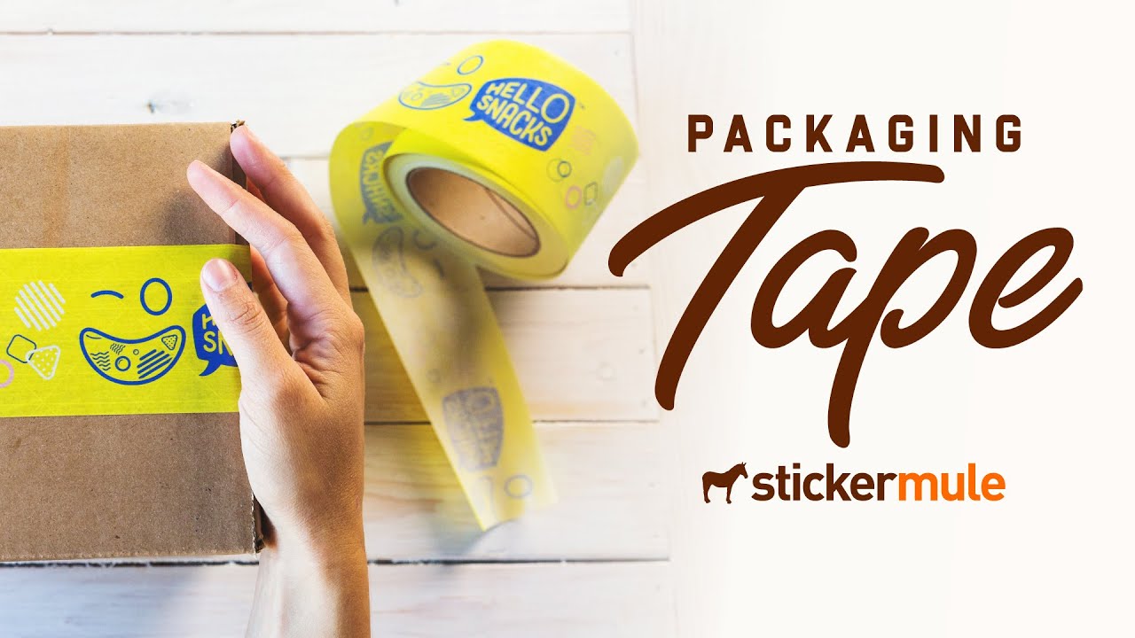 Custom packaging tape &ndash; Sticker Mule