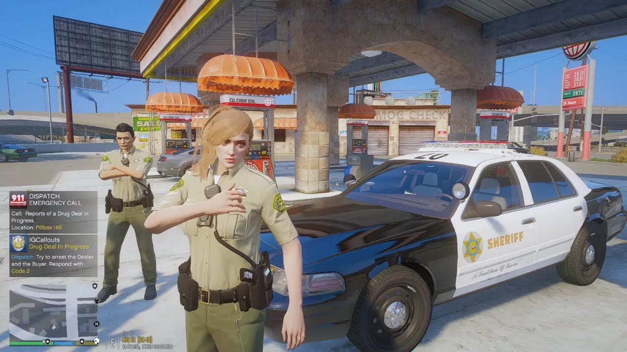 Gta 5 Lspdfr Female LASD/LSSD City Of Compton - Los Angeles Mods #gta #gta5 #lspdfr