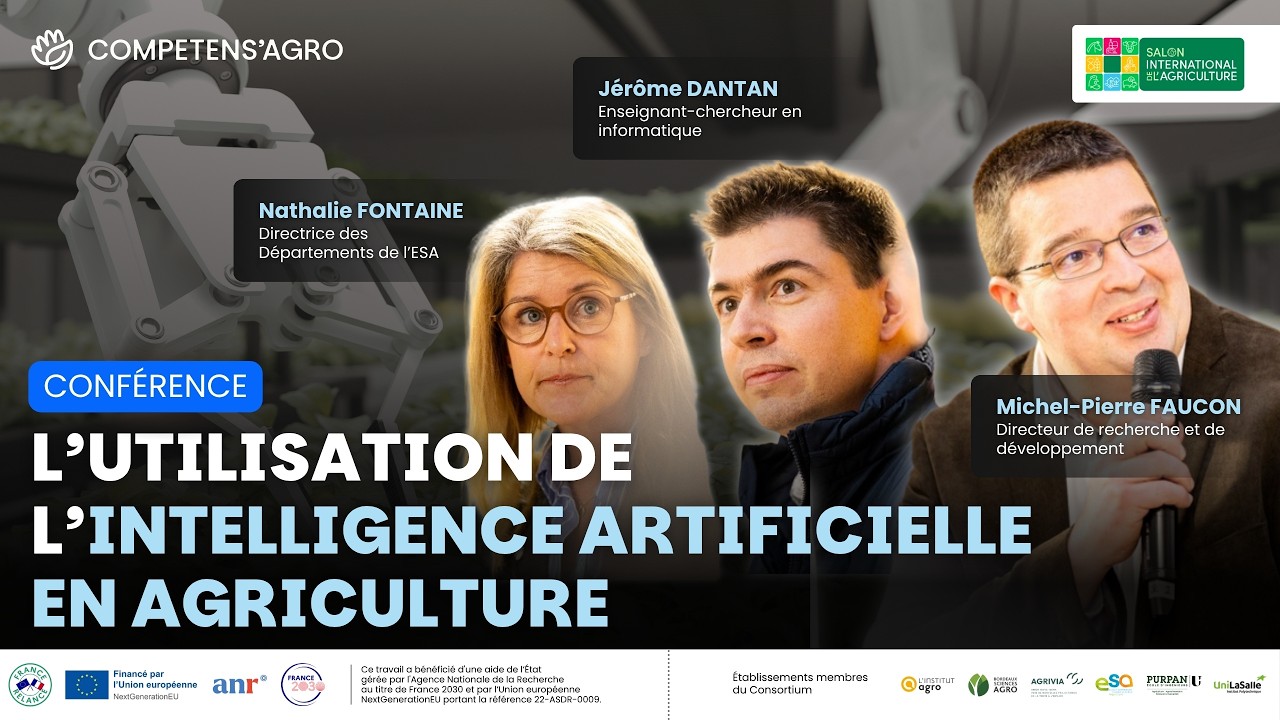 Conférence L’Agriculture et l’Intelligence Artificielle – Salon International de l’Agriculture 2025