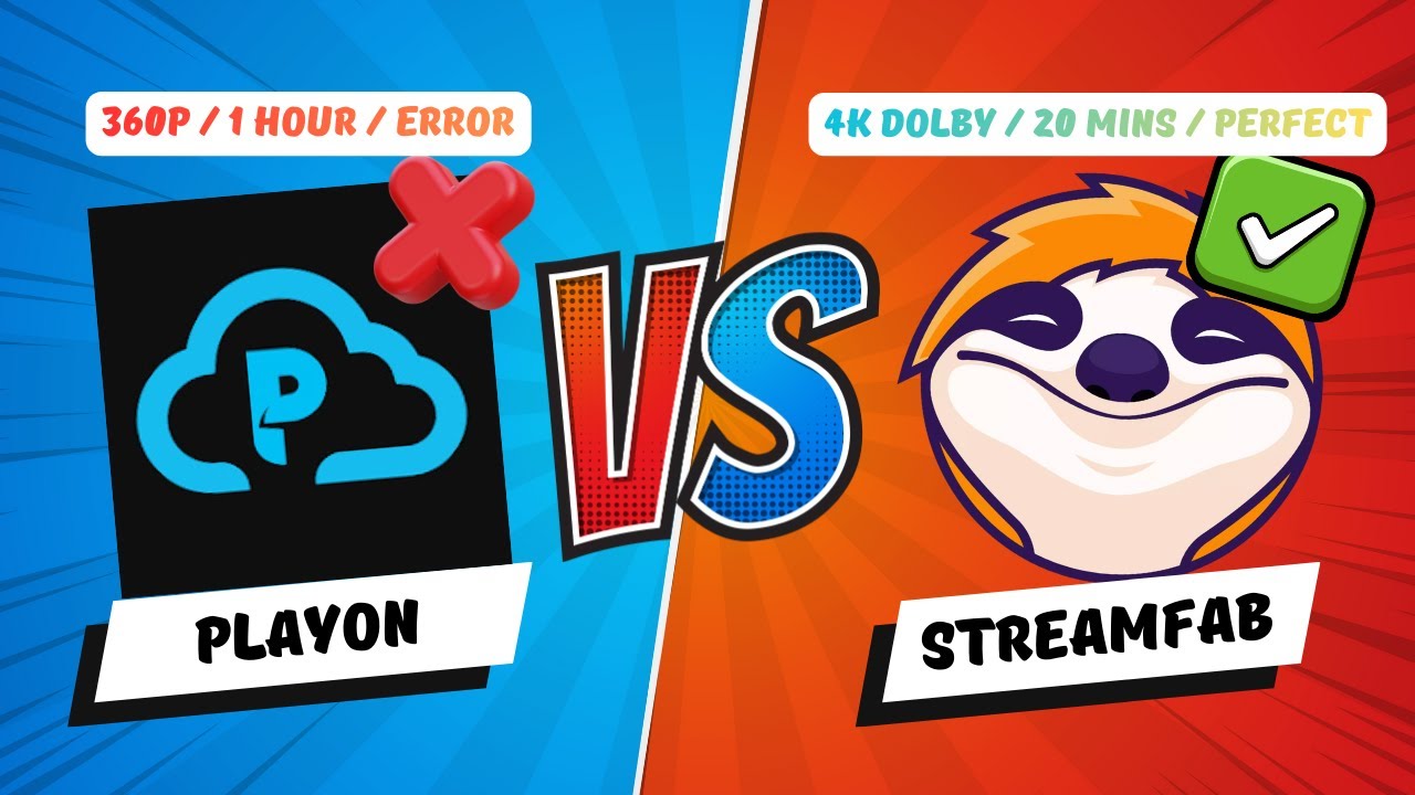 PlayOn Home vs StreamFab: Screen Recording vs Downloading Test (Speed, 4K Quality & Audio)