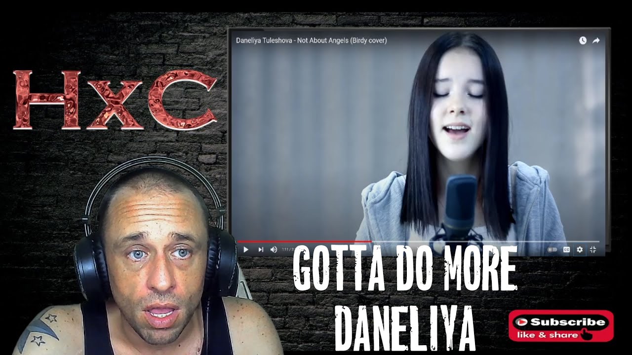 Daneliya Tuleshova - Not About Angels (Birdy cover) | REACTION!