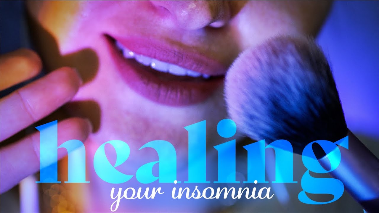 ASMR ~ Избавление от бессонницы ~ Мягкое личное внимание, расчесывание лица, крупный план, многос...