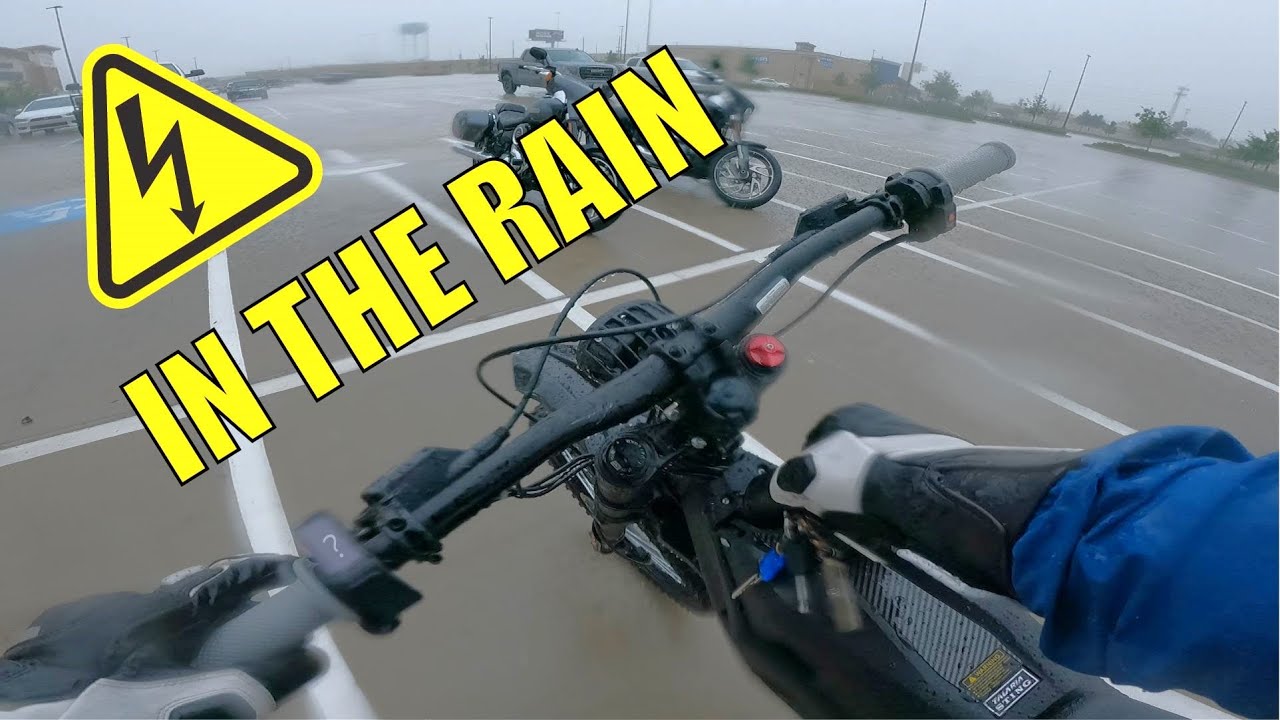Can You Ride An E Bike In A RAINSTORM!? | Talaria Sting Ebike In A Downpour