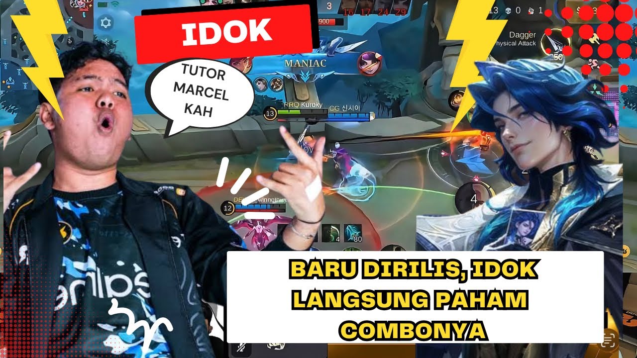 PERTAMA KALI IDOK PAKEK MARCEL DAN LANGSUNG PAHAM COMBONYA | #MLBBCREATORID