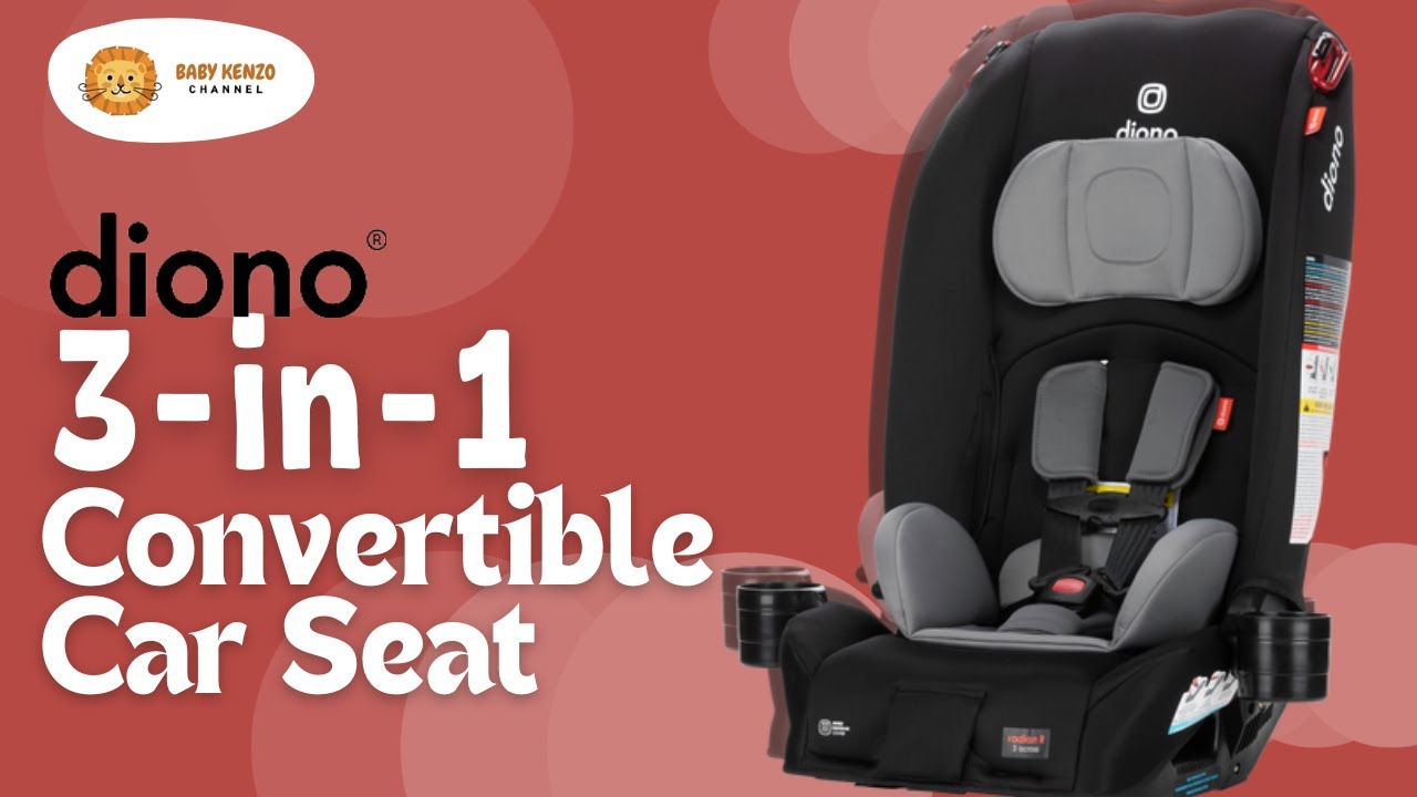 👶 Diono: 3 in 1 Convertible Car Seat | Review !!