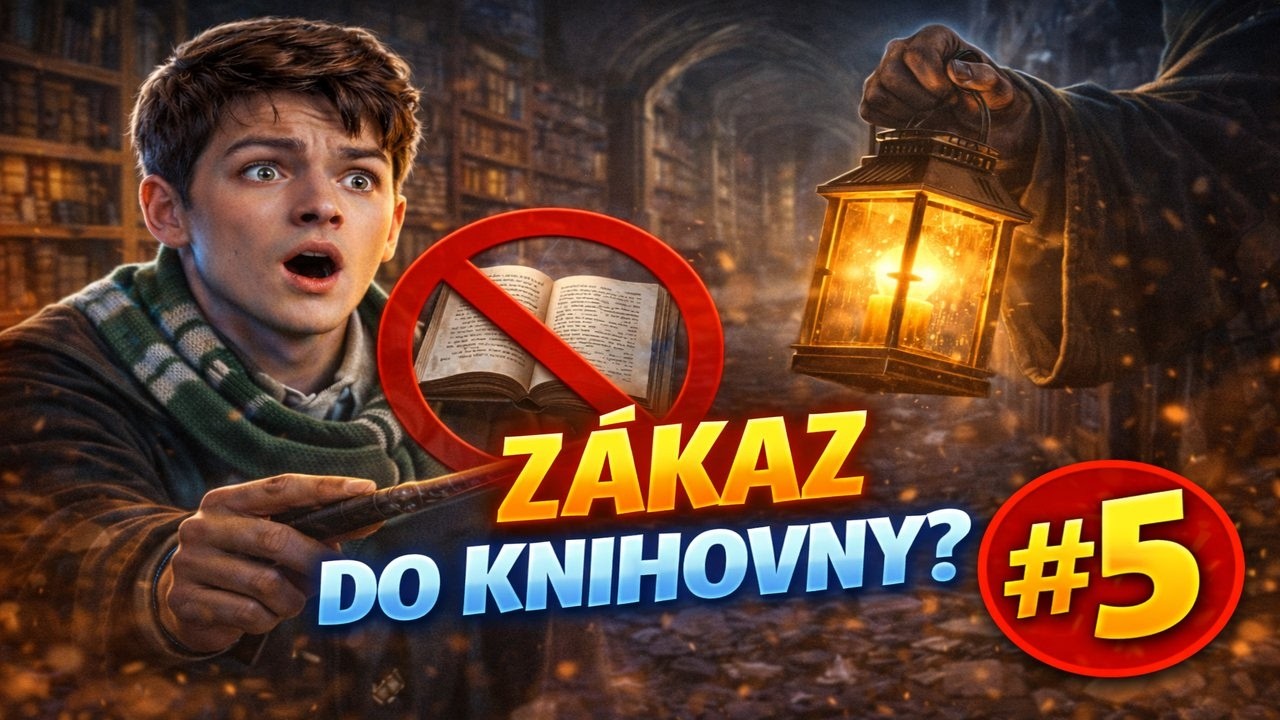 Zákaz do knihovny ?!! | Hogwarts Legacy CZ/SK #5