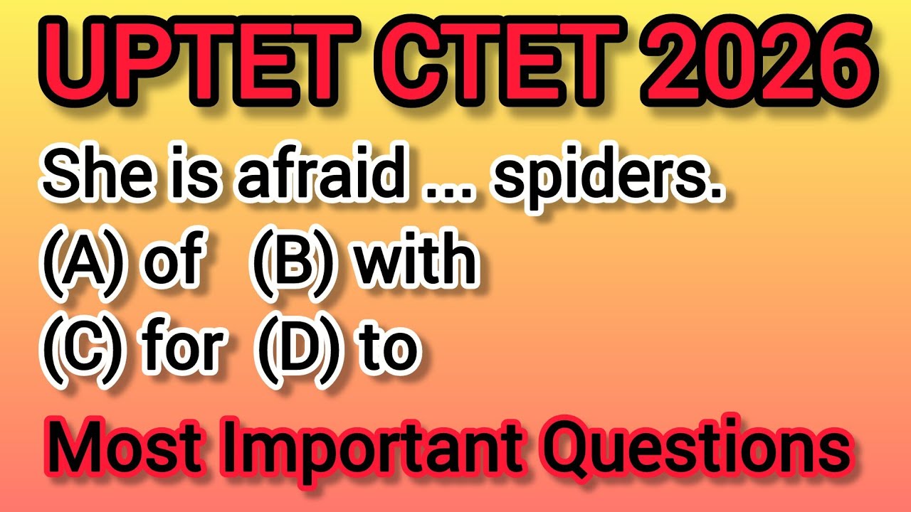 CTET 2026 120+ Target 🎯 English model Paper Must watch before exam, you won't regret it 