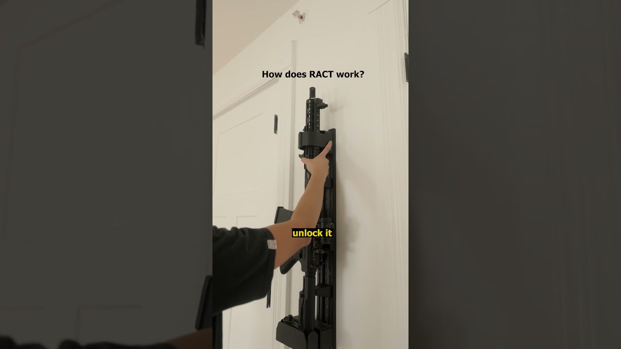 wall mounted gun safe