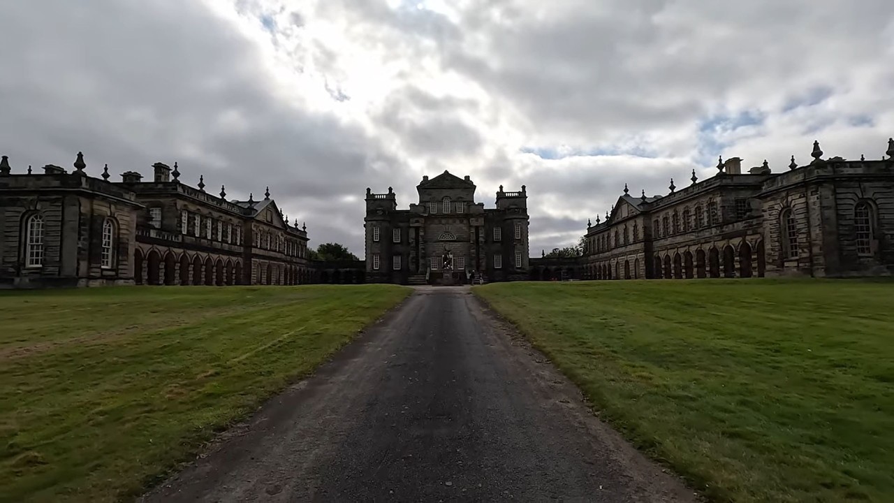 SEATON DELAVAL HALL: Elegant shell conceals a fire damaged hall. The site of historical mischeif
