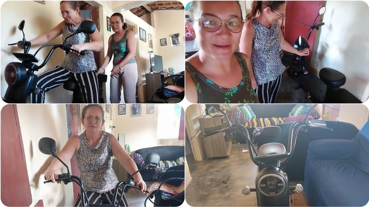A BIKE ELÉTRICA CHEGOU SERÁ QUE AGORA GEILMA APRENDER?