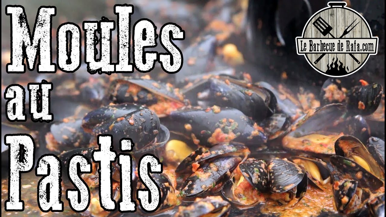 Moules au Pastis a la Plancha -- Plaque de Feu Grillrost