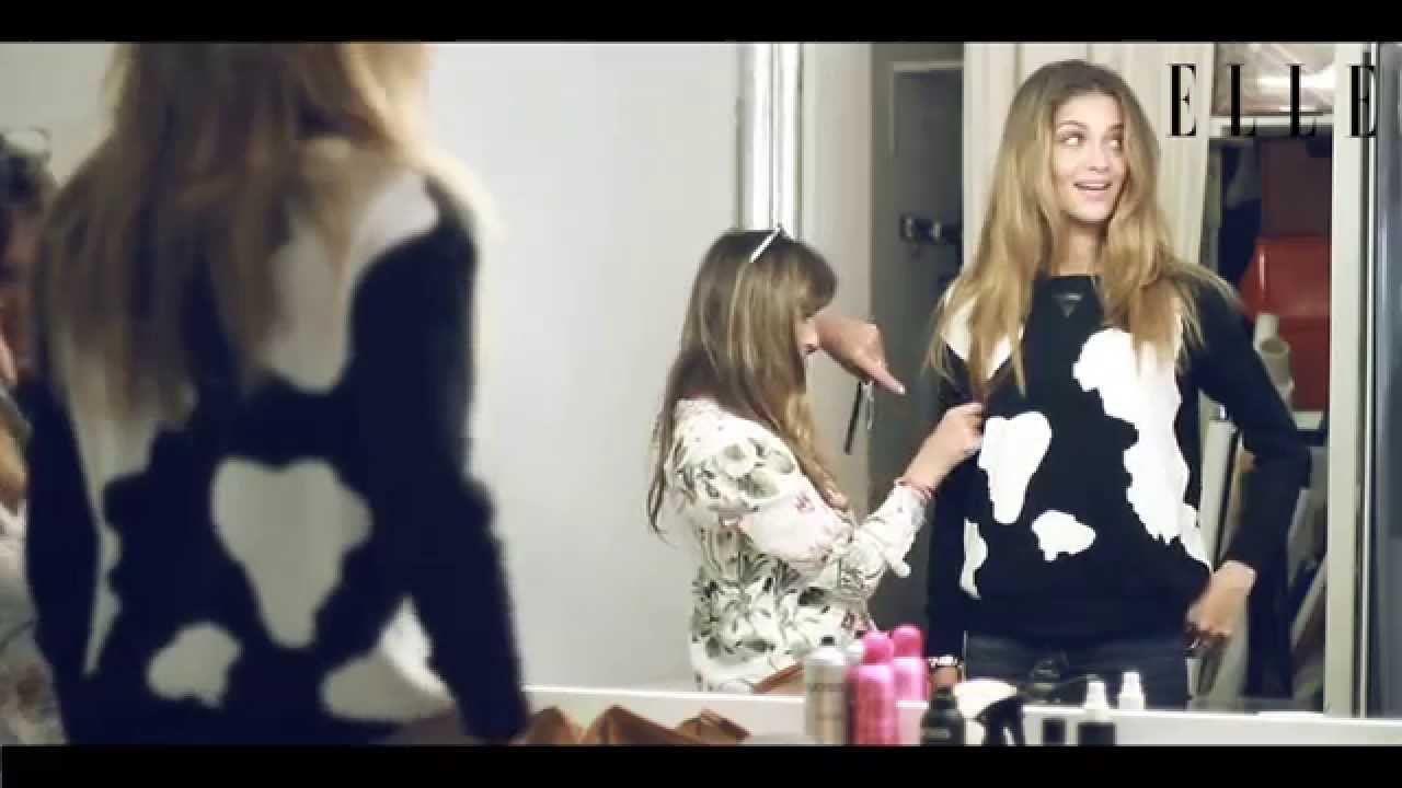 Backstage shoot with Ana Beatriz Barros for ELLE Bulgaria/may issue 2015