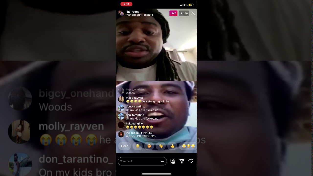 JHE Rooga On Live beefin with BlackGate Benz Zoe callin him a goofy!!(BDvsGD) Must See 💯