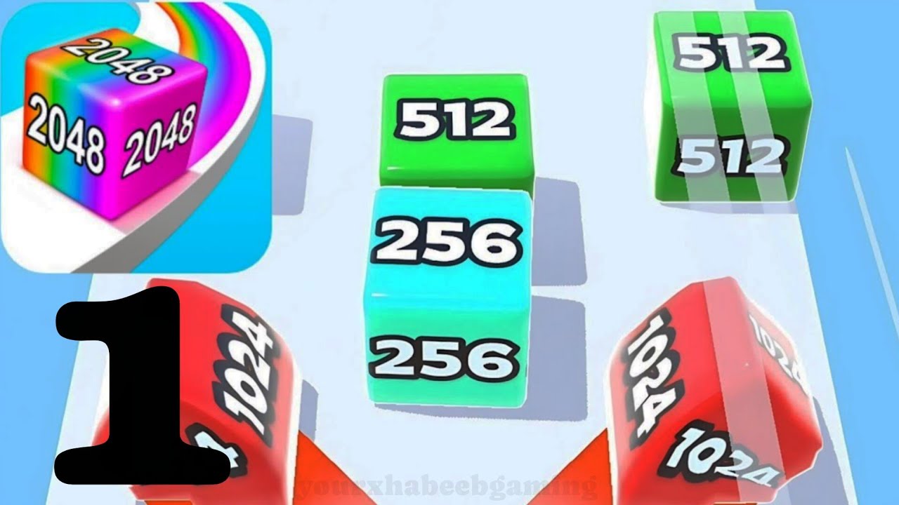 Jelly Run 2048 - Part 1 - Gameplay Walkthrough (iOS,Android)