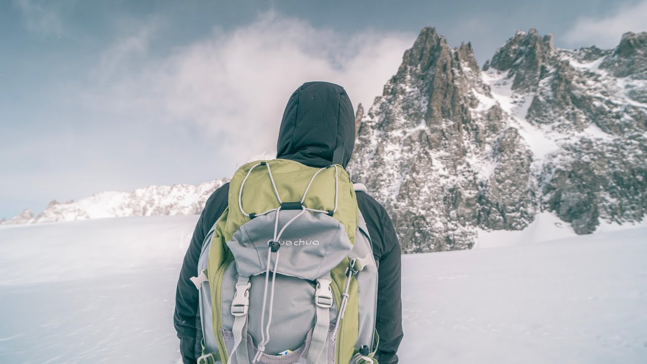 Dispersi🥶 sul Monte Bianco- esplorazione ghiacciaio da Punta Helbronner