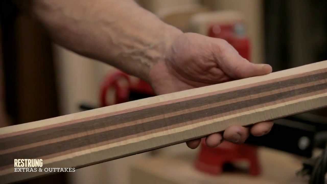 How to Build a Bass Guitar - Step #8 - Sculpting the Neck with a Rasp