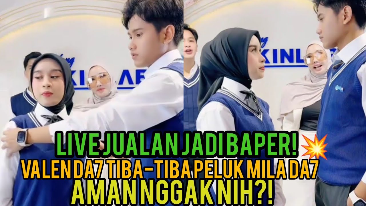 Valen DA7 Peluk Mila DA7 saat Live Jualan! GAK BAHAYA TAH