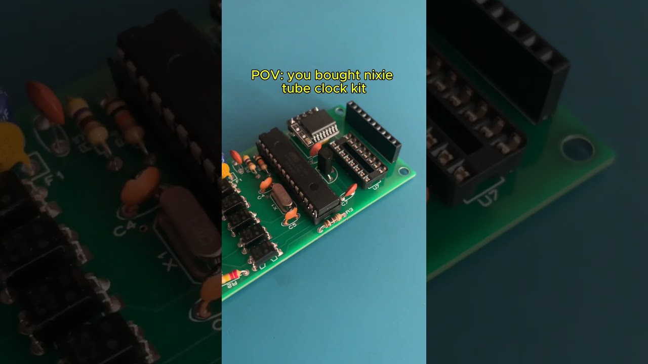 Nixie tube clock kit DIY with IN-14 tubes