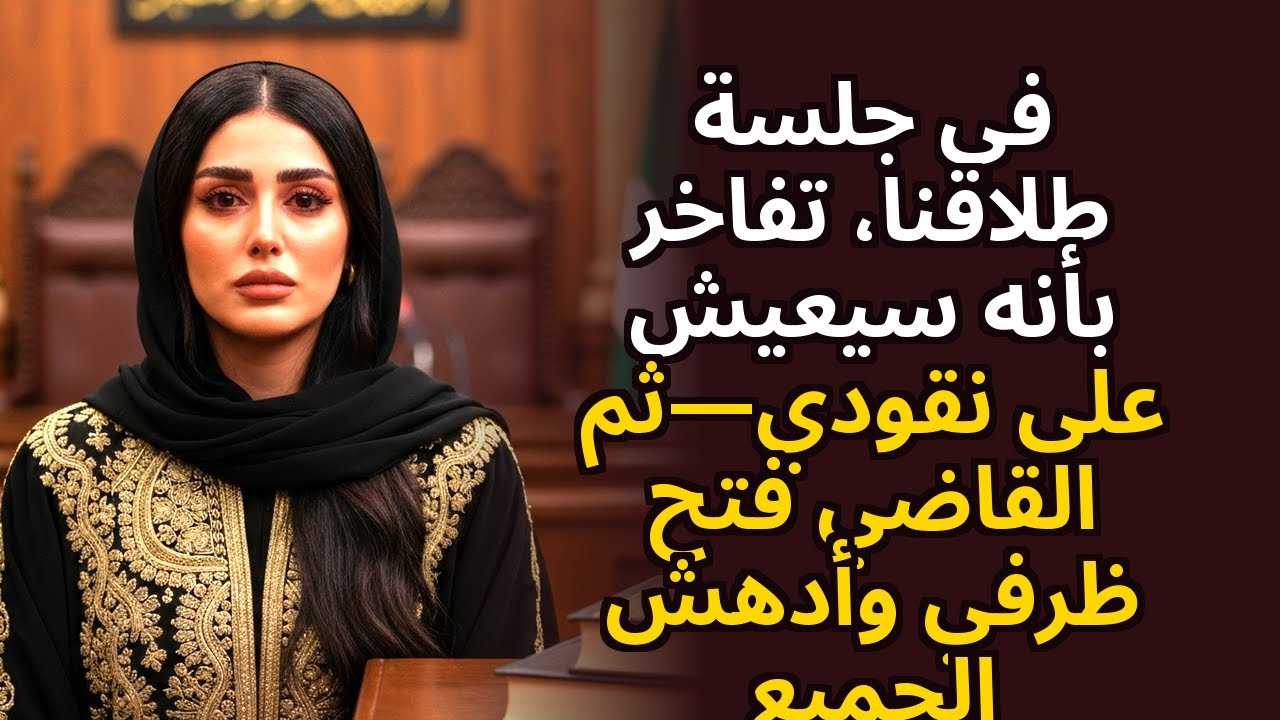 في جلسة طلاقنا تفاخر بأنه سيعيش من مالي — ثم فتح القاضي ظرفي