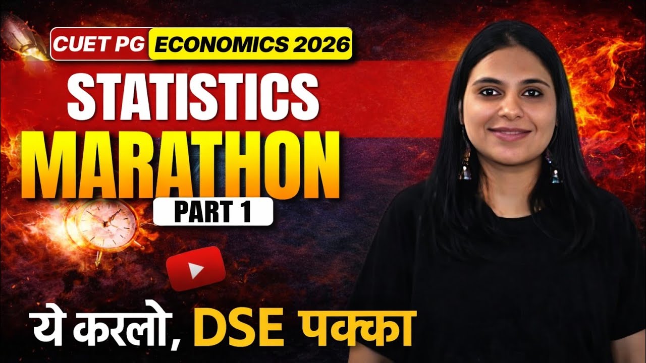 FULL STATS MARATHON | CUET PG ECONOMICS 2026 | GATE ECONOMICS | IIT JAM ECONOMICS 2026 | COQP10 ECON