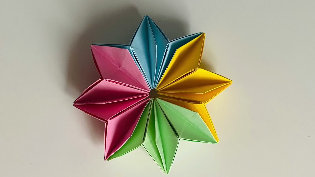 4 Farklı şekil alabilen fidget. Kağıttan hareketli oyuncak yapımı #origami #fidgettoys