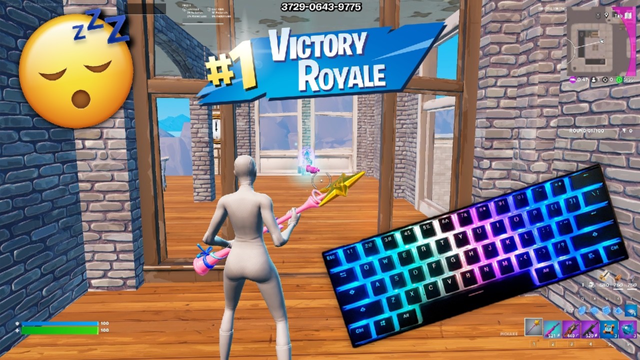 [1 HOUR] Chill😴Satisfying Keyboard & Mouse Sounds ASMR Gameplay 240FPS 4K