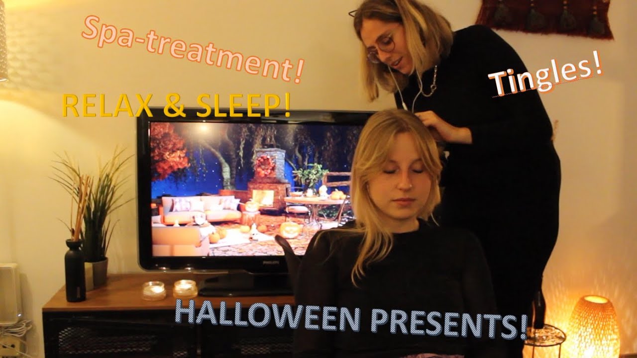 DUTCH ASMR: PAMPERING MY BEST FRIEND ON A HALLOWEEN PARTY!!