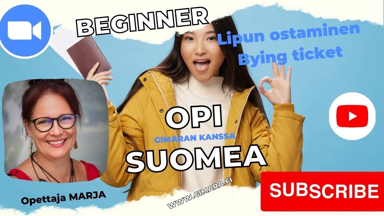 Opi suomea! Lipun ostaminen LIVESTREAM (Beginner)