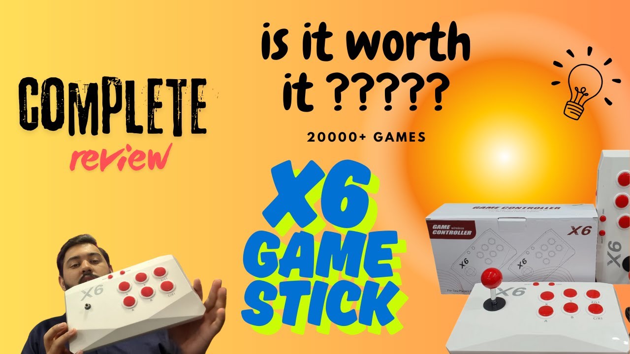 Ready To Go In Past | X6 arcade gamestick | Full Review