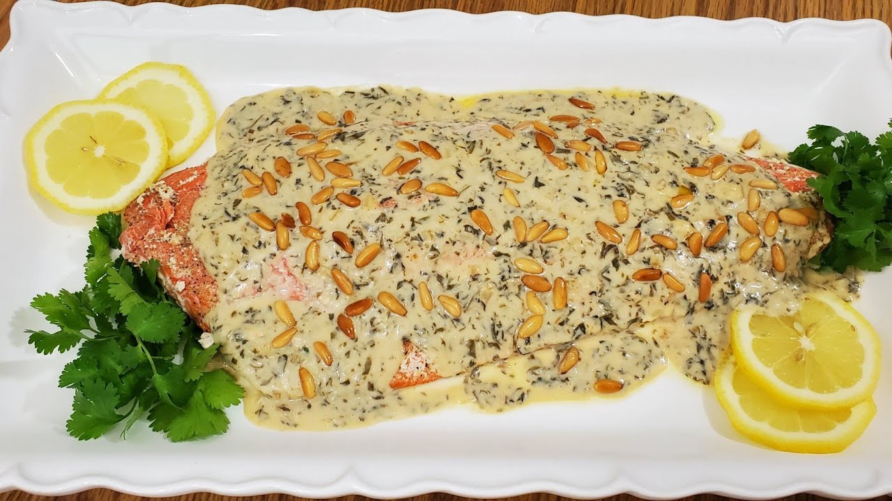 طريقة تحضير سمكة حرة طرابلسية مع صلصة الطحينة Best spicy Lebanese fish with tahini sauce