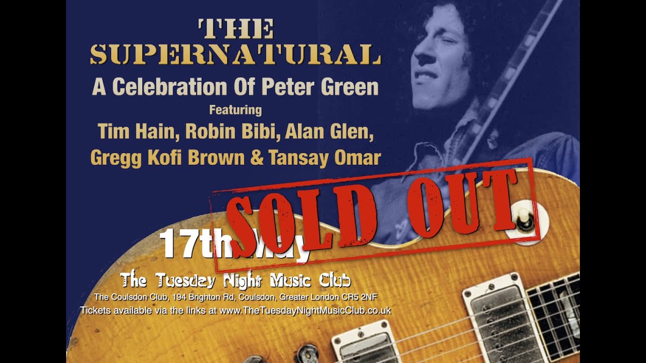 The Supernatural live at The Tuesday Night Music Club 17th May 2022