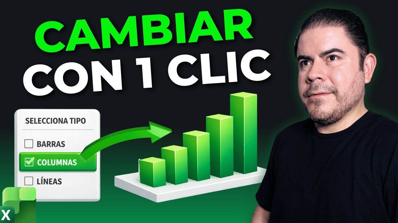 Dashboard en Excel que Cambia el Tipo de Gráfico con un Clic