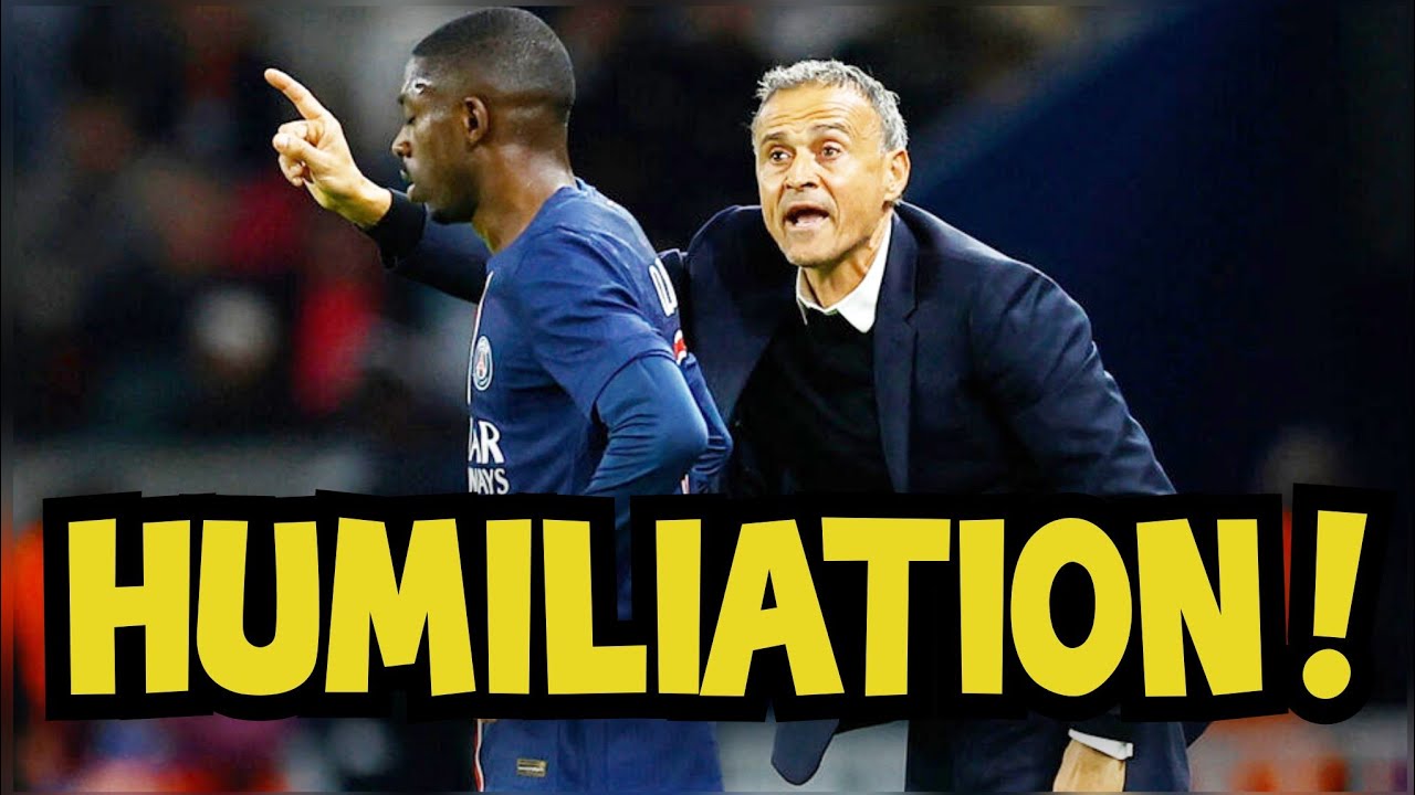 🔥😱EXPLOTA EL VESTUARIO DEL PSG! Luis Enrique HUMILLA a Dembélé tras sus polémicas declaraciones 