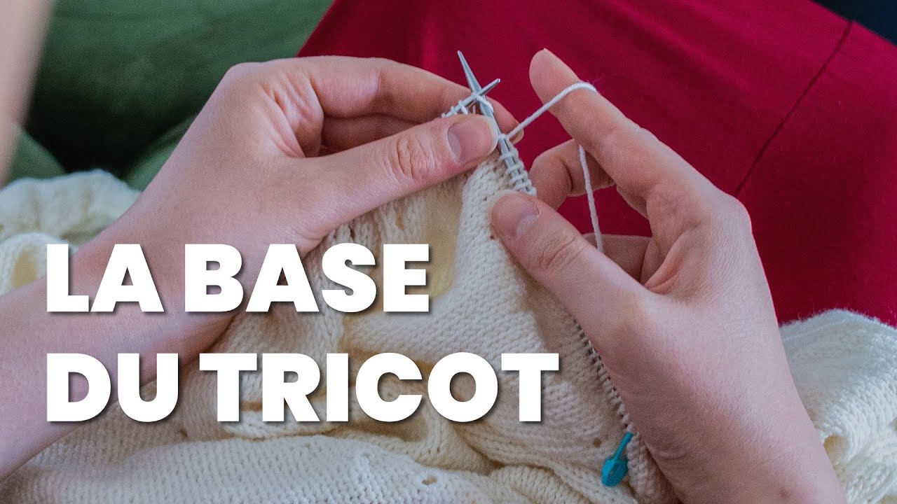 La maille endroit au tricot : 2 techniques simples pour les d&eacute;butants !