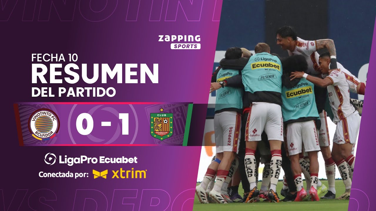 Vinotinto 0 - 1 Deportivo Cuenca / Fecha 10 / LigaPro Ecuabet conectada por Xtrim